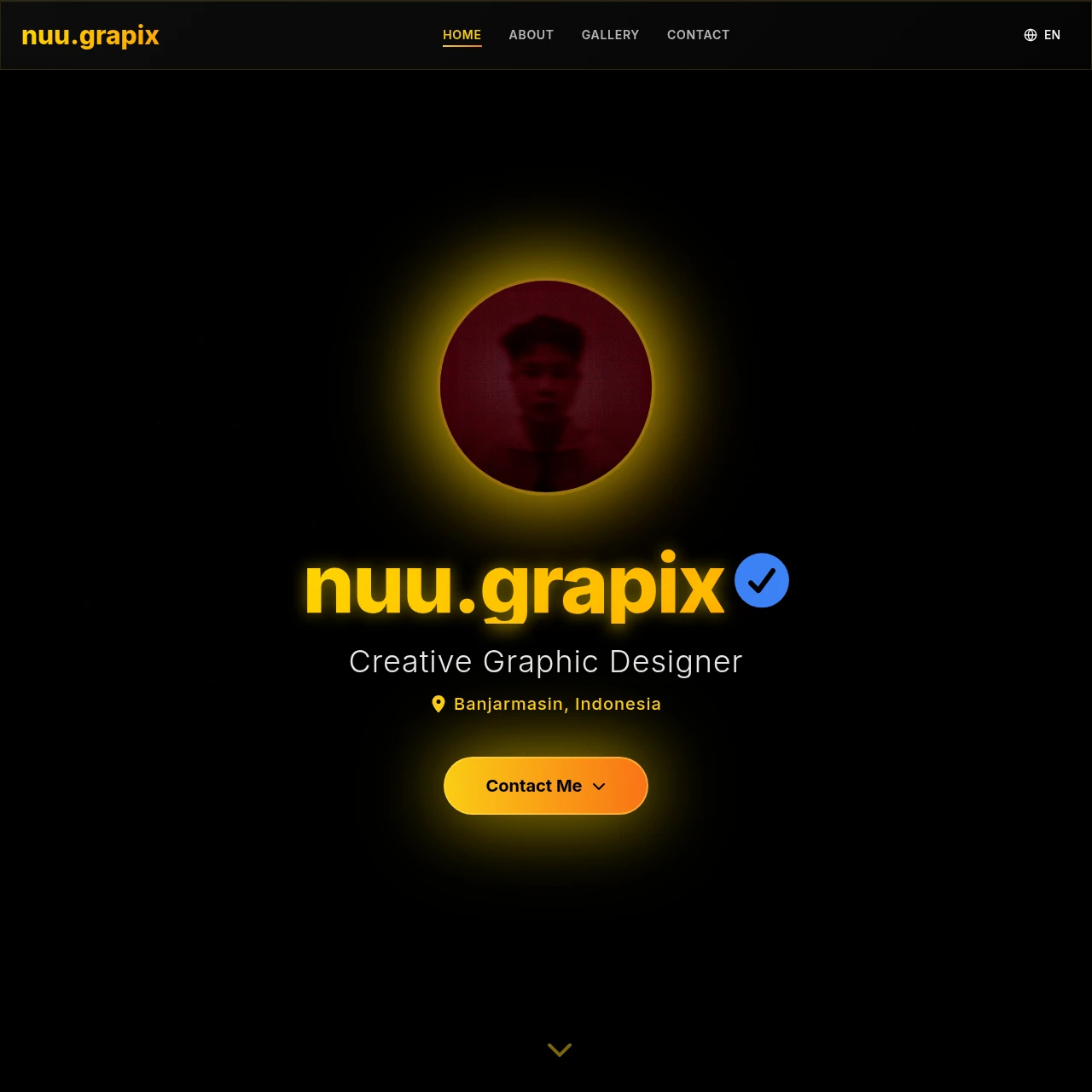 Portfolio website Creative Agency - contoh project website portofolio agensi kreatif